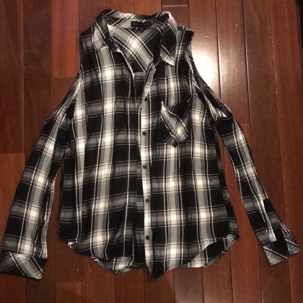 Open Shoulder Button Down - image 1